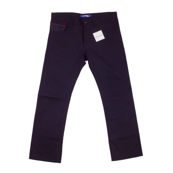 JUNYA WATANABE x CDG A/W 2014 Dark Navy Denim Patch Back Pocket Pants - Picture 1 of 6